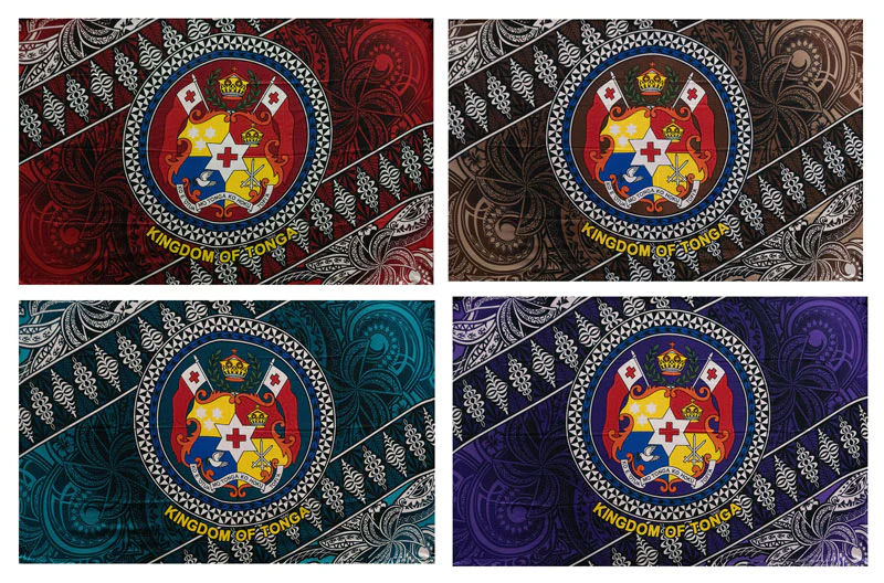 Kingdom of Tonga Seal Tribal Polyester Sarong | Islands Fabric - Image 6