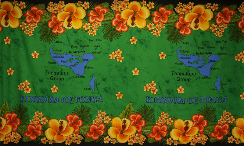 Kingdom of Tonga Islands Sarong | Islands Fabric - Image 3