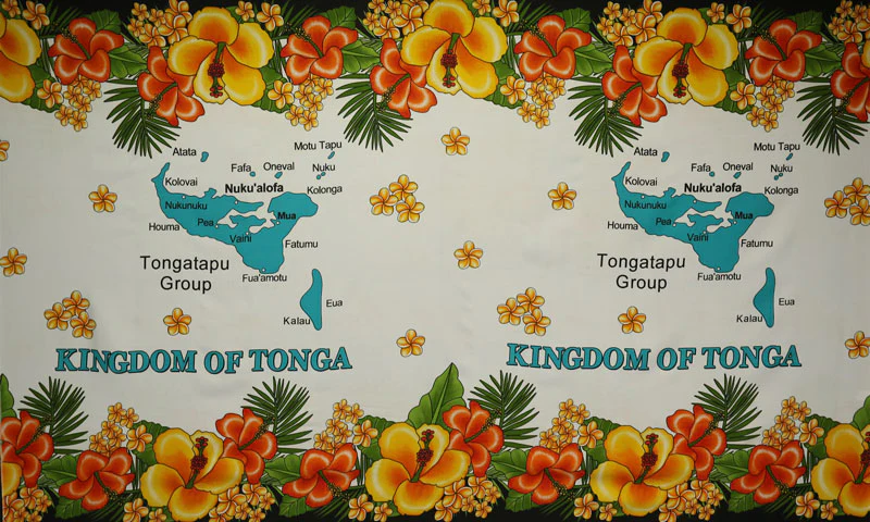 Kingdom of Tonga Islands Sarong | Islands Fabric - Image 5