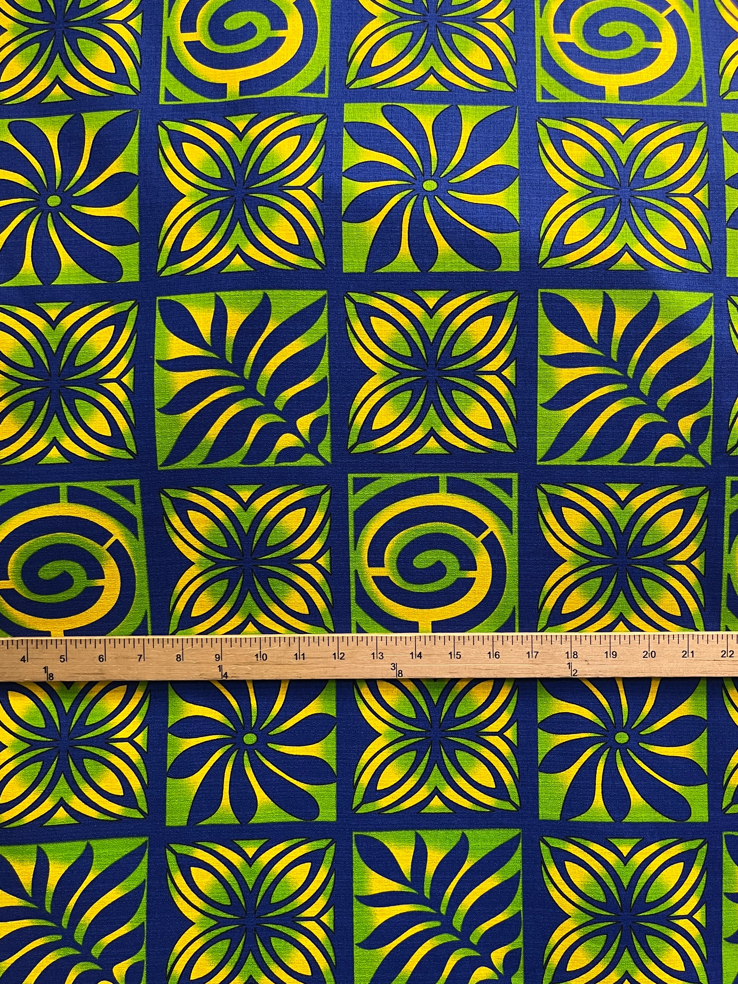 Traditional Polynesian Tapa Checkered Design Cotton Light Barkcloth Fabric | Islands Fabric - Image 8