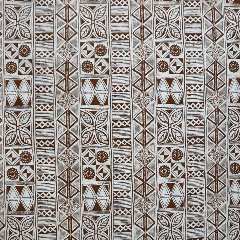 Traditional Polynesian Tapa Polyester Fabric | Islands Fabric - Image 5