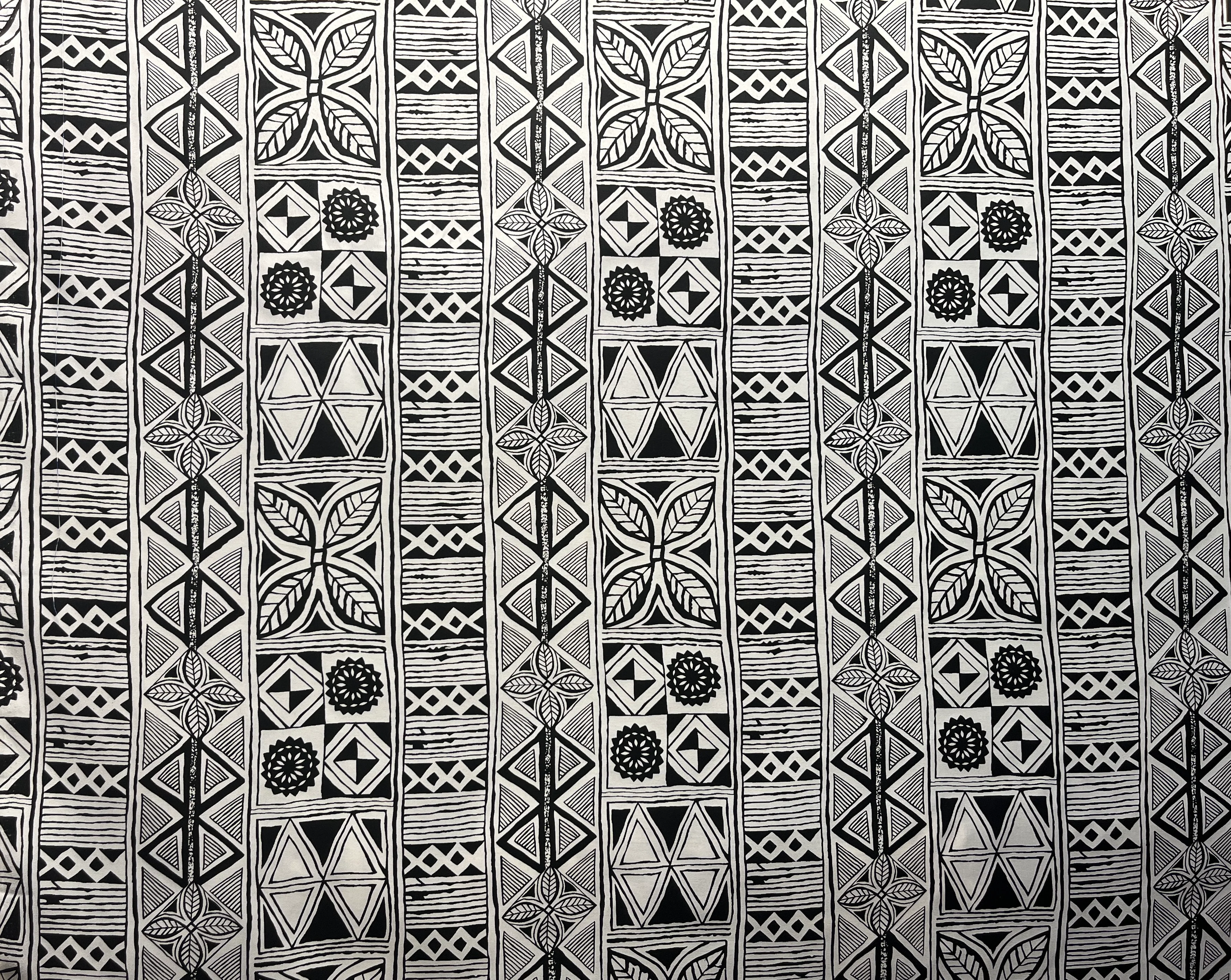 Traditional Polynesian Tapa Polyester Fabric | Islands Fabric - Image 6