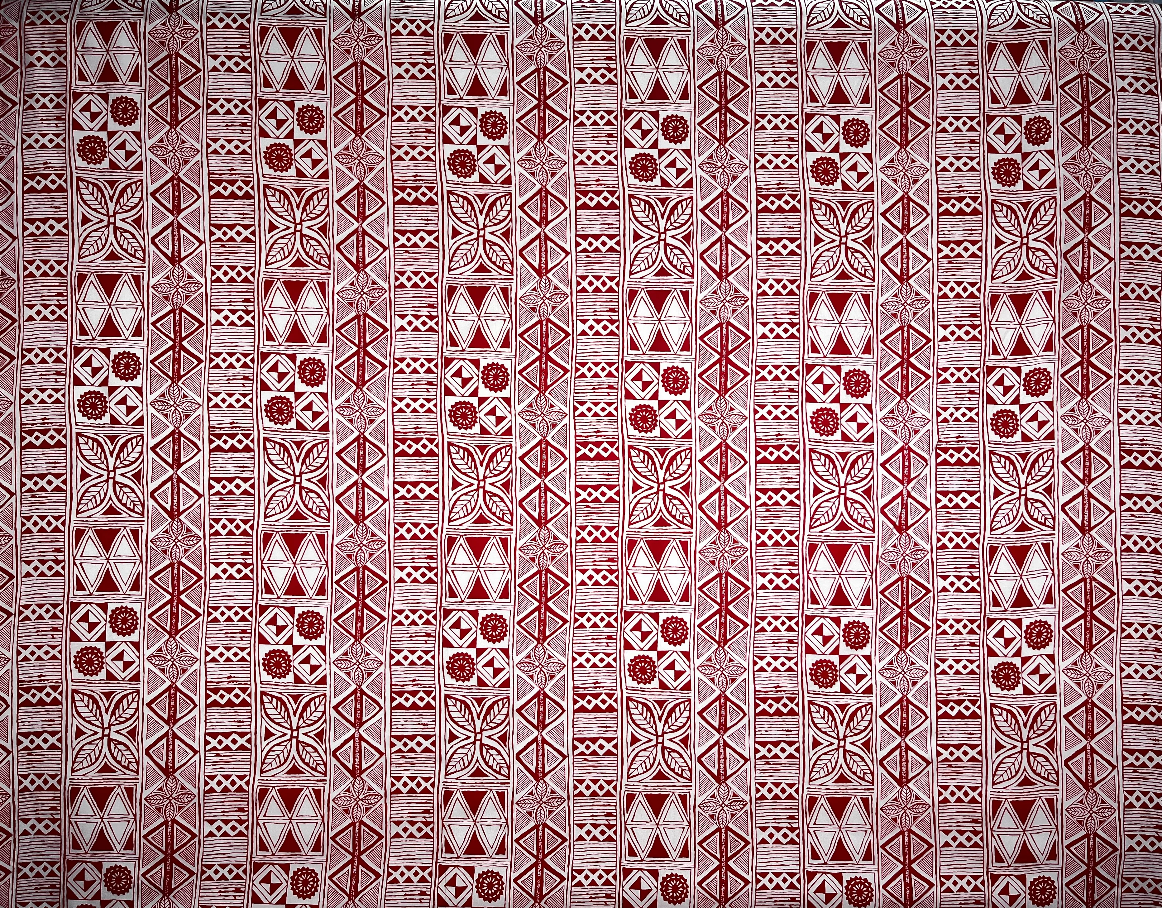 Traditional Polynesian Tapa Polyester Fabric | Islands Fabric - Image 7