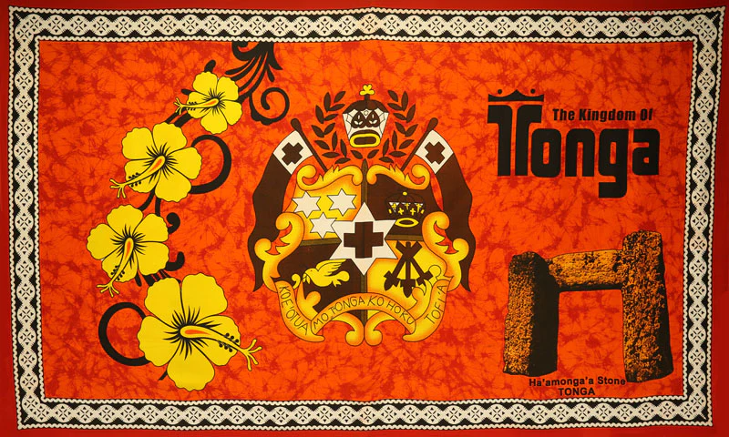 Kingdom of Tonga Ha’amonga ‘a Maui Sarong | Islands Fabric - Image 3
