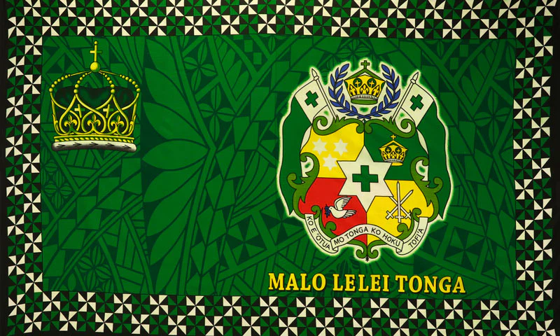 Malo Lelei Tonga Crown Sarong | Islands Fabric - Image 3