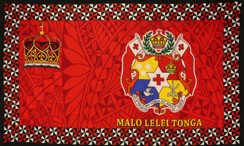 Malo Lelei Tonga Crown Sarong | Islands Fabric - Image 5