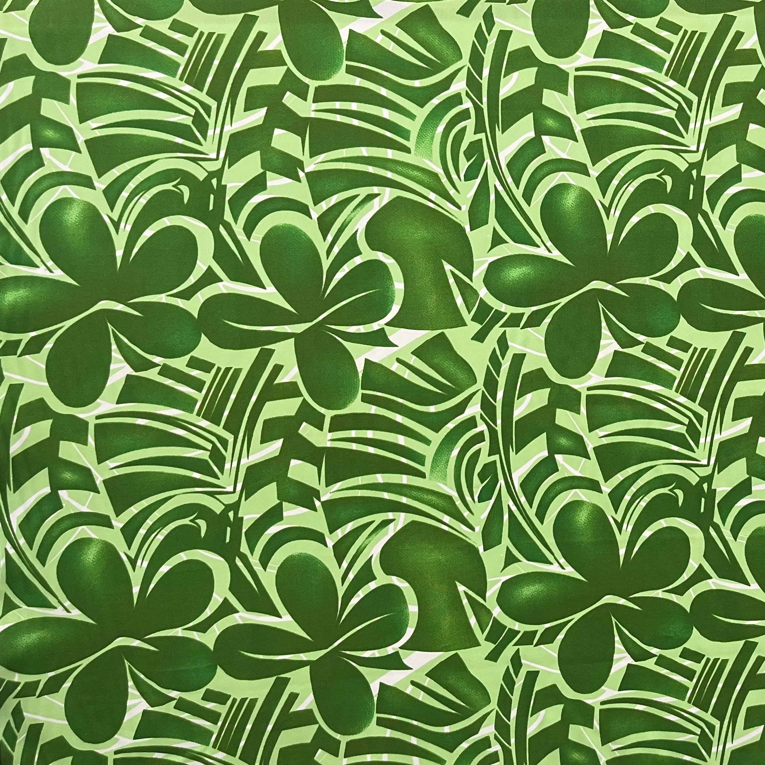 Plumeria Flower Polyester Fabric | Islands Fabric - Image 3
