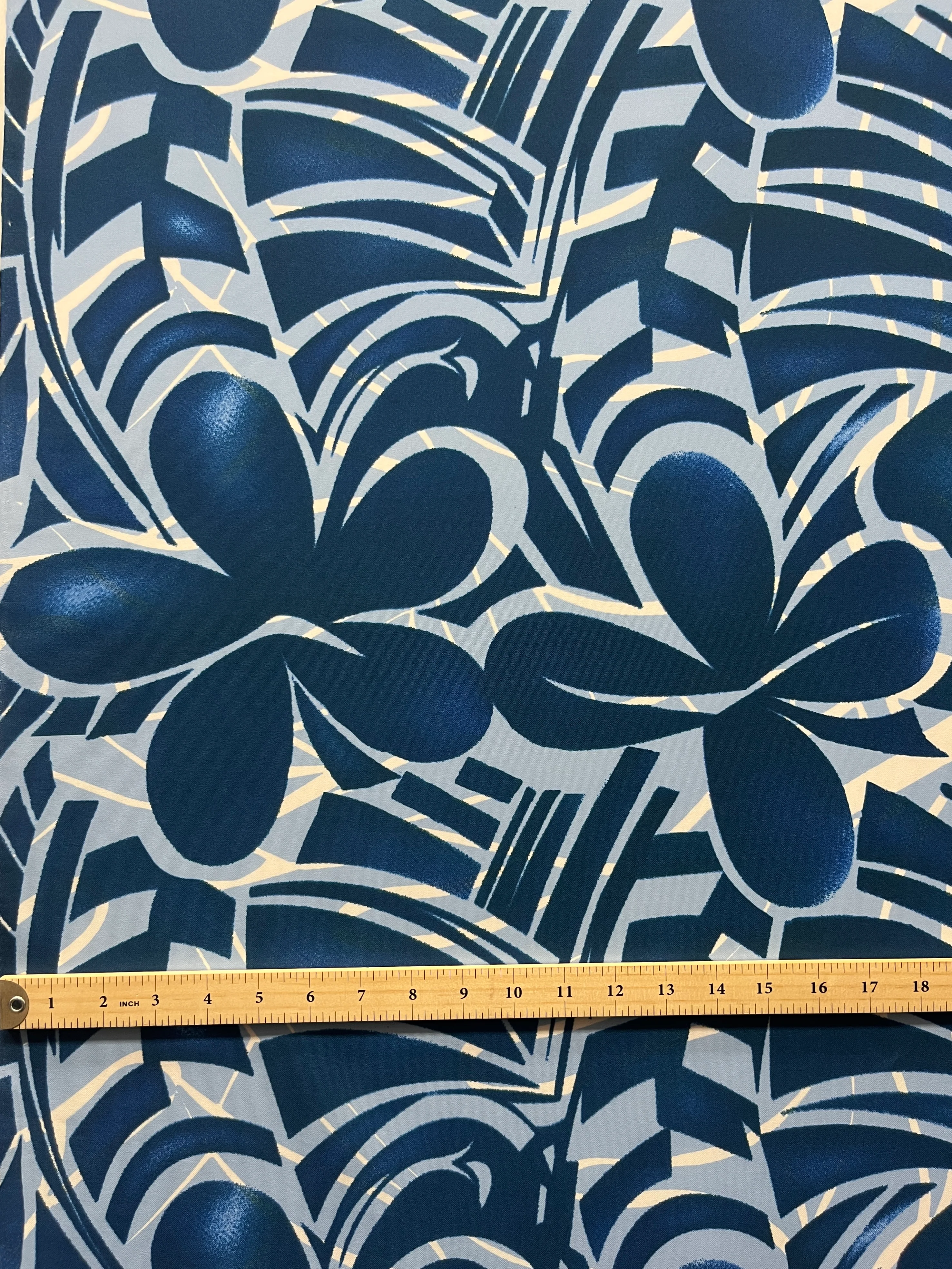 Plumeria Flower Polyester Fabric | Islands Fabric - Image 6