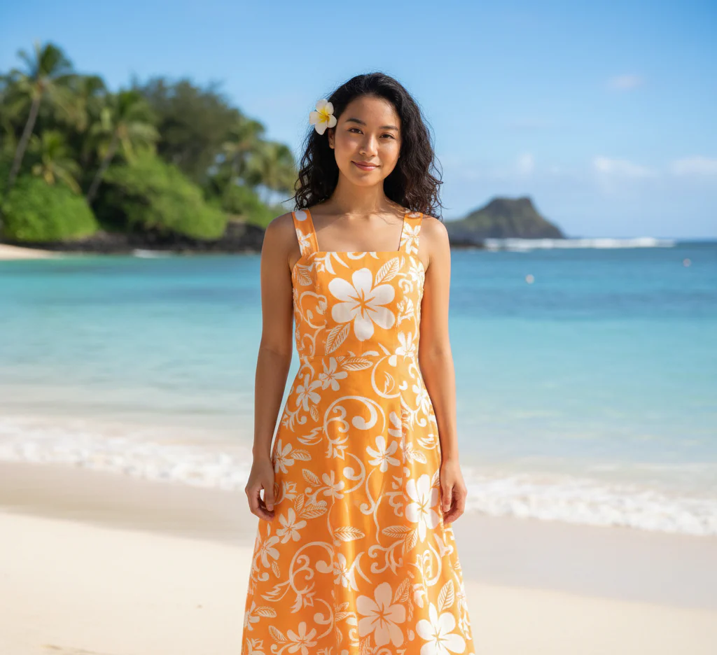 Plumeria Vine Poly Cotton Fabric | Islands Fabric - Image 8