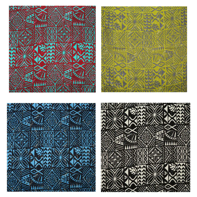 Traditional Polynesian Tapa Light Barkcloth Fabric | Islands Fabric - Image 6